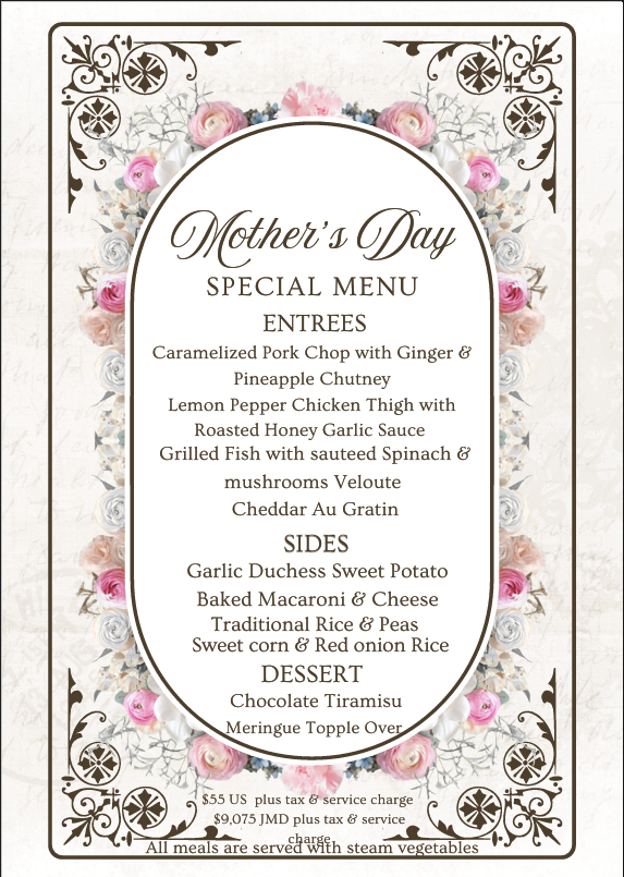 Christmas Buffet Menu 2