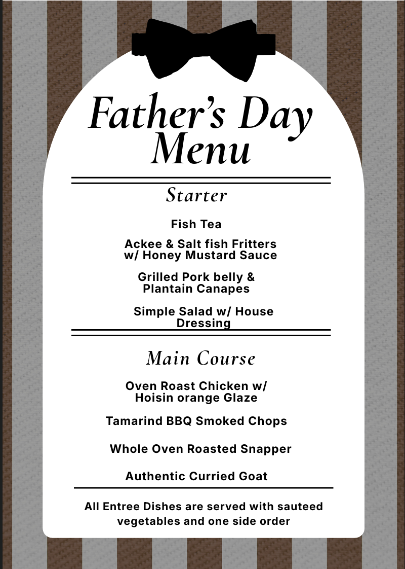 Christmas Buffet Menu 1